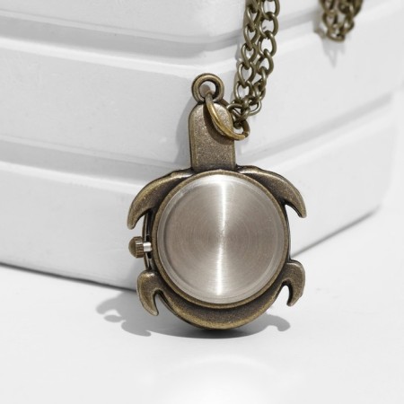 Pocket watch "Turtle", quartz, d dial-1.3 cm-2