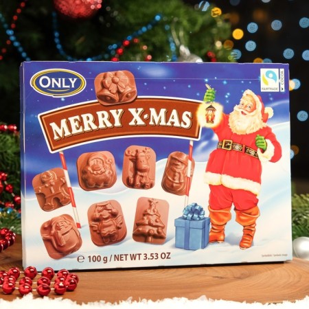 Figure chocolate Merry X-Mas, 100 g-3