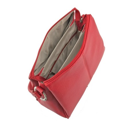 Women's bag (B2827-77140) genuine leather, red, 1x210x27 cm-1