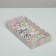 Cookie box, confectionery packaging with PVC lid, you make me me happy, 21 x 10.5 x 3 cm