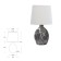 RIVOLI Chimera 7072-501 1CHA14, 40W, black and white desktop
