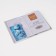 Passport cover, silver color