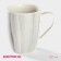 Ebru porcelain mug, 350 ml, gray, pink color