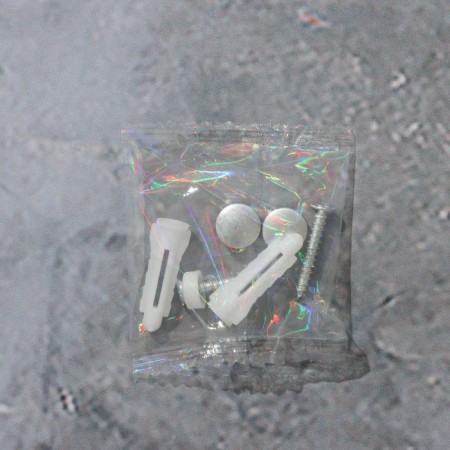 Corner shelf, 22 × 22 × 5 cm, aluminum-3