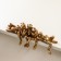 Polystone souvenir "Five frogs on vacation" Bronze 28.5x5x9.5 cm