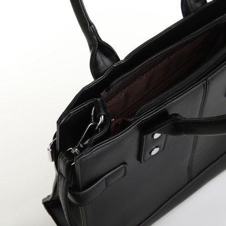 Bag Women's Tout, on a zipper, black color-5