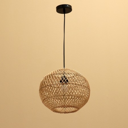 Ceiling Lamp from Rotan "Andri" 1x120W, E27, 30x30x25 cm-1