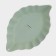 Glass Serving shares "Leaf", 31 × 19 cm, green color