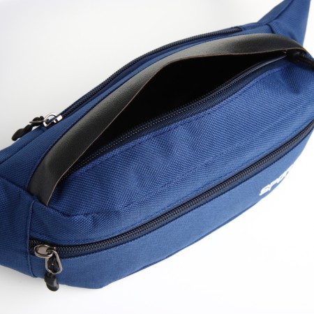 Board belt on a zipper, 2 outer pockets, blue color-5