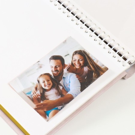 Photo album magnetic 20 sheets 23x28cm "Flower collection14 (1 white rose)"-3