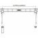 GMP 3003 bracket, fixed, 32-60 ", up to 50 kg, 14.5 mm from ST, black