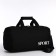 Sports bag with lightning, long belt, black color