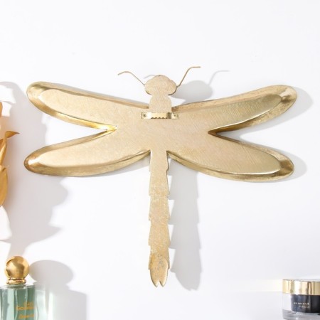 Panel wall mirror "Dragonfly" gold 28x4x23 cm-2