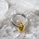 Piercing in the ear "Ring" nut, d = 12 mm, the color of silver-gold