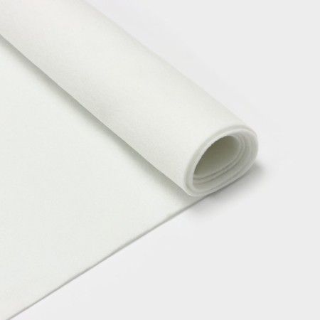 A canvas for a case for an ironing board, 130 × 52 cm, white color