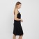 Night shirt female "feeling", black color, size 46