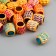 Beads for creativity Plastic "Ethno. Damn. Hologography" set of 20 g 1.3x1.3x1.3 cm