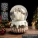 Souvenir Polystone Water Ball Music "White Bears in the Forest" 11.5x11.5x14 cm