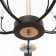 ARISA chandelier 5he27 40W black and gold 60x60x40 cm