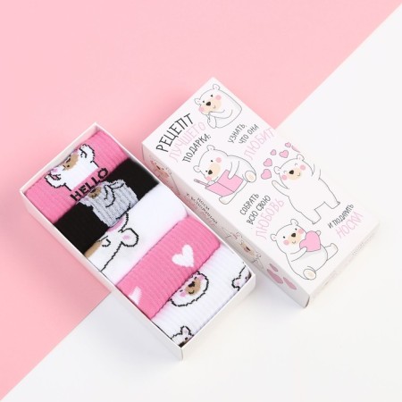 Set of women's socks KAFTAN "Best Gift" 5 pairs, rr 36-39 (23-25 ​​cm)-1