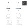 LED LED GEOMETRIA Ring 88W 4000K 6000LM IP40 80x80x8 Black