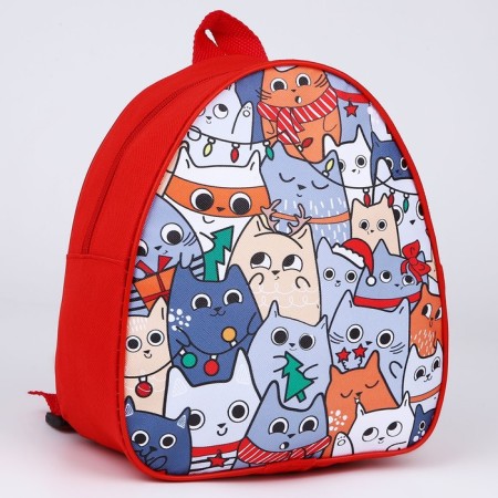 Baby backpack for a girl "Kitty", 23x20.5 cm-2