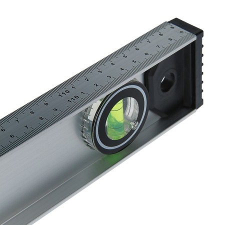 Aluminum tundra level "Rail", 3 eyes (1 rotary), 1200 mm-4
