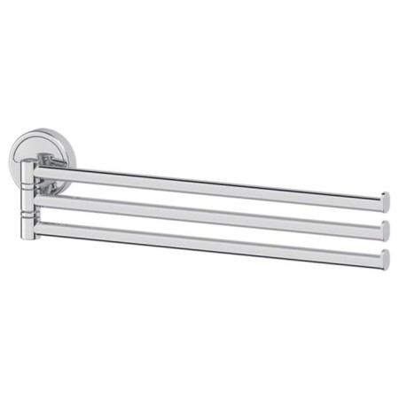 Truste -roller towels of triple 37 cm, chrome, fbs