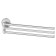 Truste -roller towels of triple 37 cm, chrome, fbs