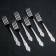Set of cutlery "Slav", 24 items, thickness 1.2 mm, silver color