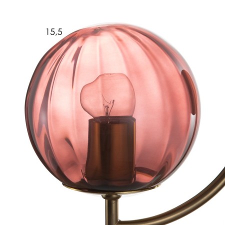 Bra "Javier" E27 40W gold-red 22.7x15 cm-4