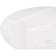 Glass table Rock metal, white/black 80x80x75 cm