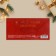 Money envelope "Happy New Year", Christmas tree decorations, 16.5 x 8 cm, New Year