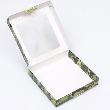 Self -charged box, "military", 16 x 16 x 3 cm-5