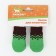 Non -slip socks, size S (2.5/3.5 * 6 cm), set 4 pcs, green
