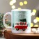 Ceramic "New Year's route" mug, 320 ml, white color