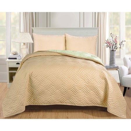 ARTI bedspread, size 140x200 cm, beige-sand color