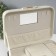Casket to the leatherette for jewelry "Bow" White-Cherry 17x23.5x10 cm