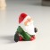Suvenir Polystone "Santa Claus in a green caftan in a cap, a bearer" MIX 9x5x7.5 cm