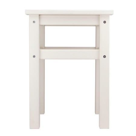 Табурет №1, 330х330х450, до 130 кг, массив Берёзы, Белый-3