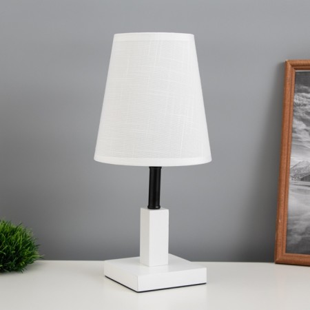Table lamp "Cold" 1x40W E27 white 16x16x34cm