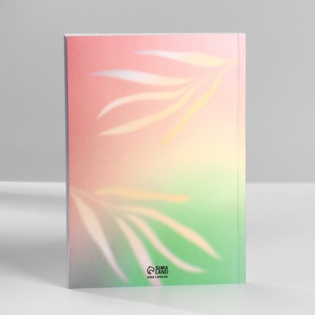 Gift set: A5.80 sheet diary and soap petals "Happiness in every day"-3