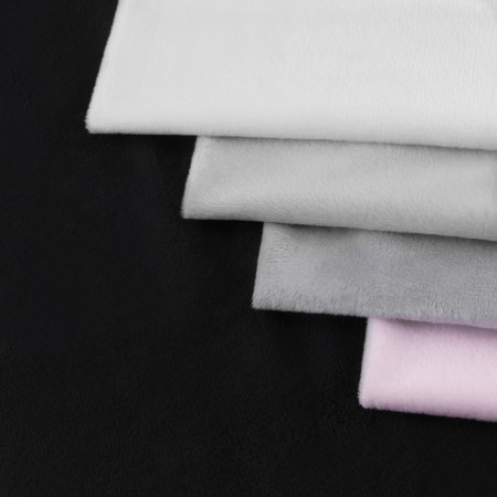 Patch plush, 50 × 50 cm, 220 g/m, black color No. 102-4