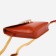 Open-ryukzak-mini from artificial leather on magnet, the color is red