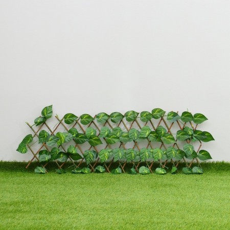 Decorative fence, 110 × 40 cm, "Birch sheet", Greengo
