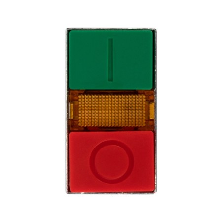 Lay5 "I-O" rectangular button 230 in no+nc-1