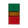 Lay5 "I-O" rectangular button 230 in no+nc