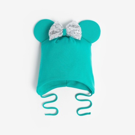 Hat "mouse" nursery, mint color, size 46-50-1