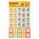 Paper rating stickers "Teach at school", 10.5 × 18 cm