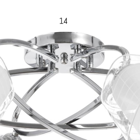 Chandelier 6591177/6 E27 40W chrome 72x72x24 cm Bayerlux-5